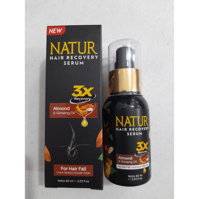 NATUR natur Hair Recovery Serum 60ml BPOM