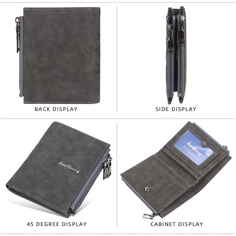 DOMPET LIPAT WANITA BAELLERRY ORIGINAL KULIT HITAM WA451G2 JONES KECIL KARTU SLOT UANG MINI IMPORT SIMPLE BATAM PREMIUM CEWEK KOIN MURAH REMAJA KEKINIAN