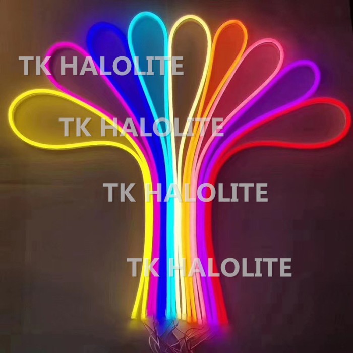 Lampu Neon Flex LED Selang Strip Light 12 Volt 5 Meter - Warm White