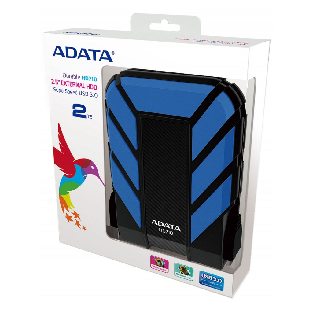 Adata HD710 Pro 2TB - Hardisk Eksternal External Antishock Waterproof 2 TB