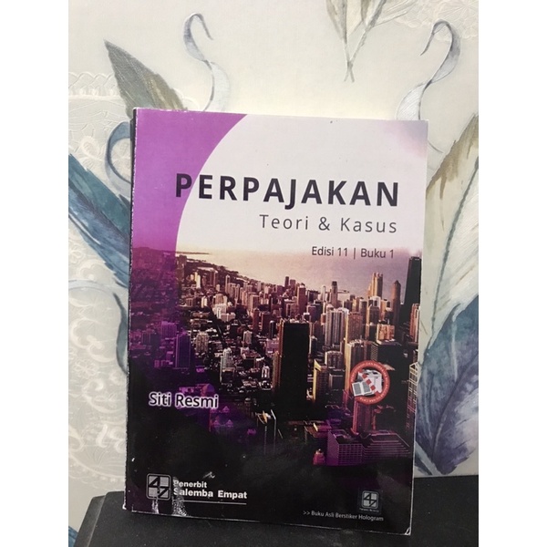 Jual Buku Perpajakan Teori Dan Kasus Edisi 11 Buku 1 Siti Resmi