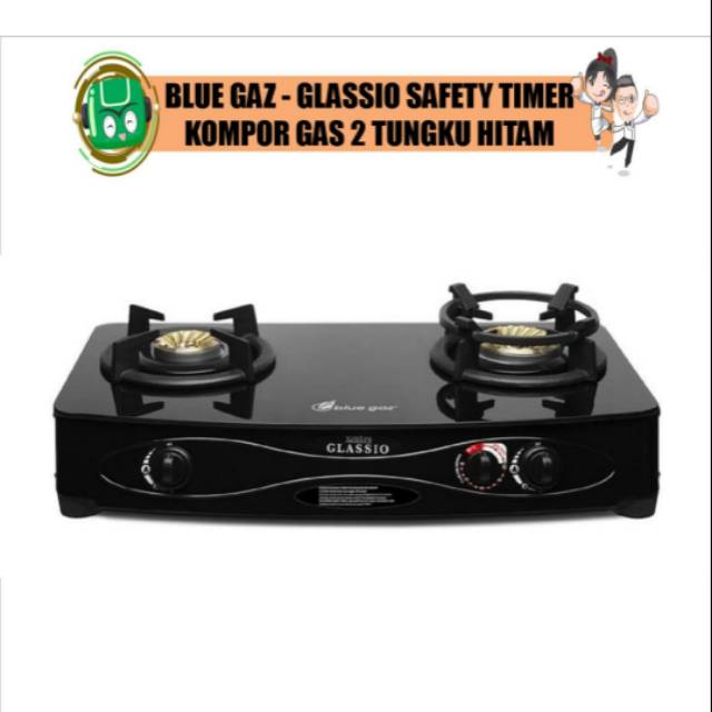 Tigaraksa Educational || BLUE GAZ glassio Safety Timer || Kompor gas 2 tungku || bisa arisan