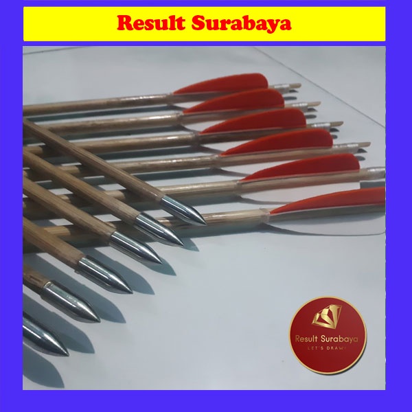 Arrow bambu petung vanes kalkun import