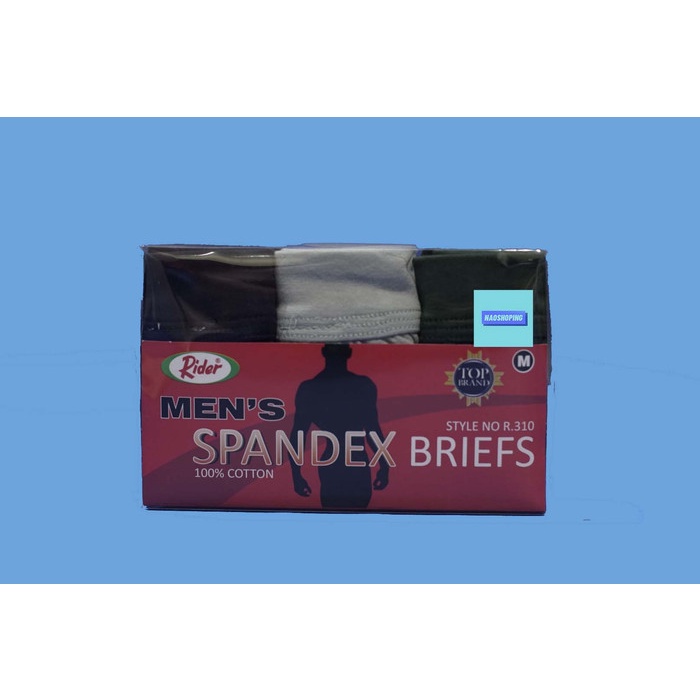 5F522 Celana Dalam Pria Rider Spandex 310 (Box Merah) - S Fg0541Thbh