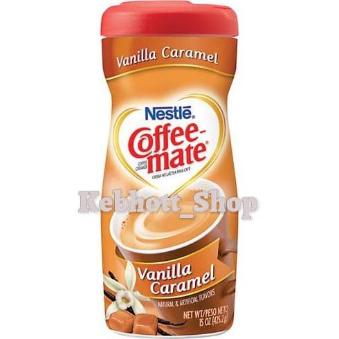 

[[BISA COD]] Nestle Coffee Mate Vanilla Caramel Powder Creamer 425,2gr | Vanila TERJAMIN Kode 1271