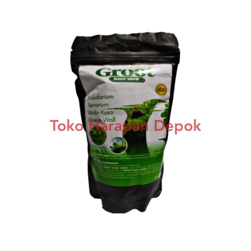 GROOT MAGIC GROW Media tanam pupuk paludarium terrarium wabikusa aquascape
