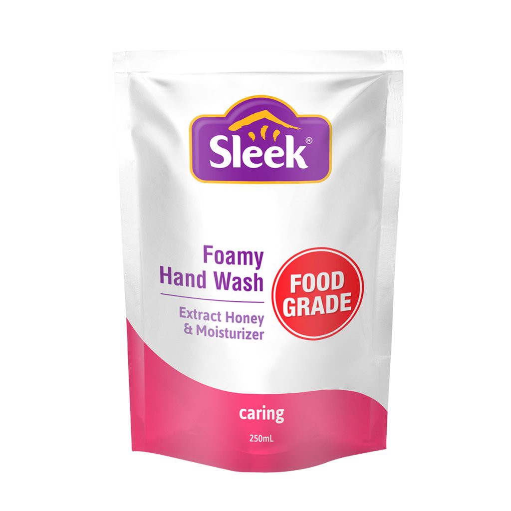 Sleek Foamy Hand Wash 250ml  FOOD GRADE