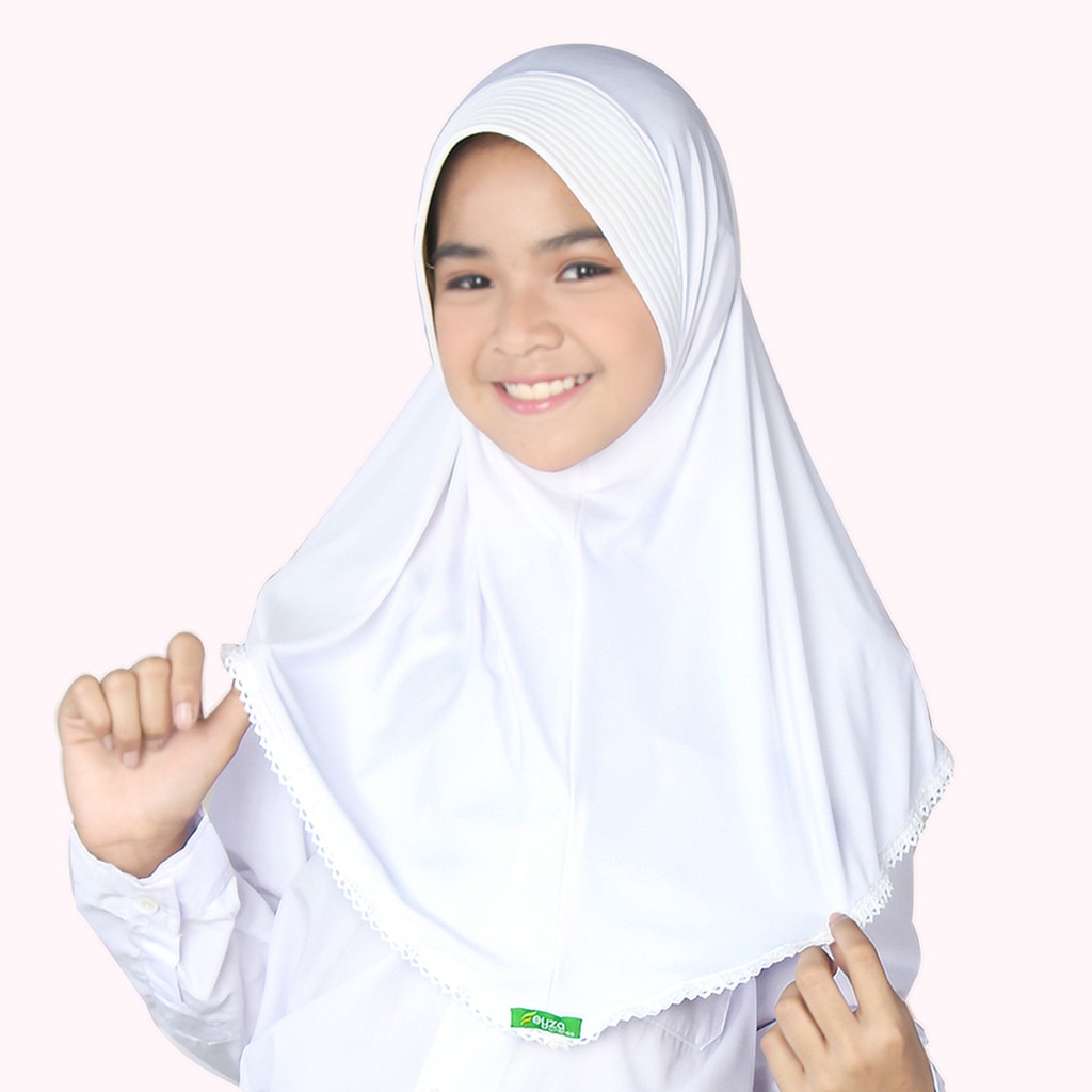 Jilbab Sekolah SMP Feyza VARSHA | Hijab Instan Sekolah Pet Kecil Kerudung Sekolah Anak