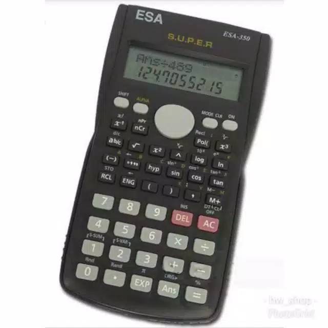 

Kalkulator Scientifick Esa FX 350 Ms . Kalkulator Esa