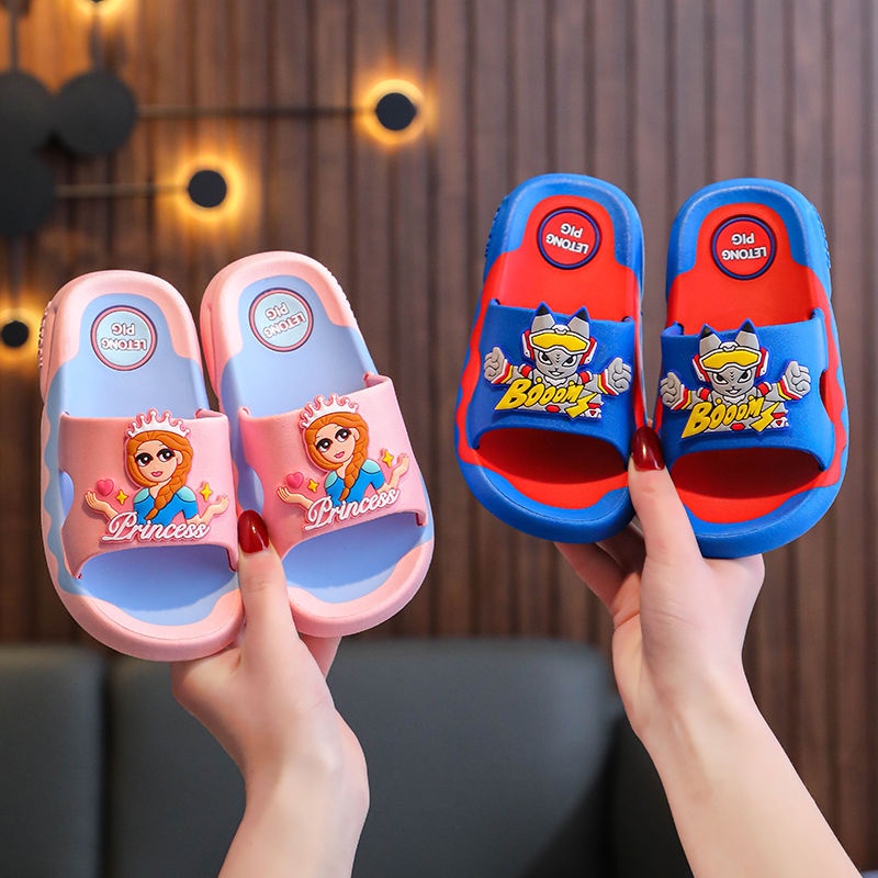 Okaybaby B115 Sandal Slop Anak Laki-laki Perempuan cewek Lucu Termurah Sepatu Import Fahion Terbaru Kekinian