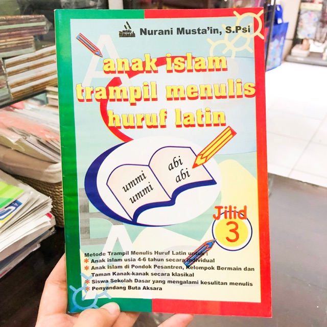 Buku Anak Islam Trampil Menulis Huruf Latin