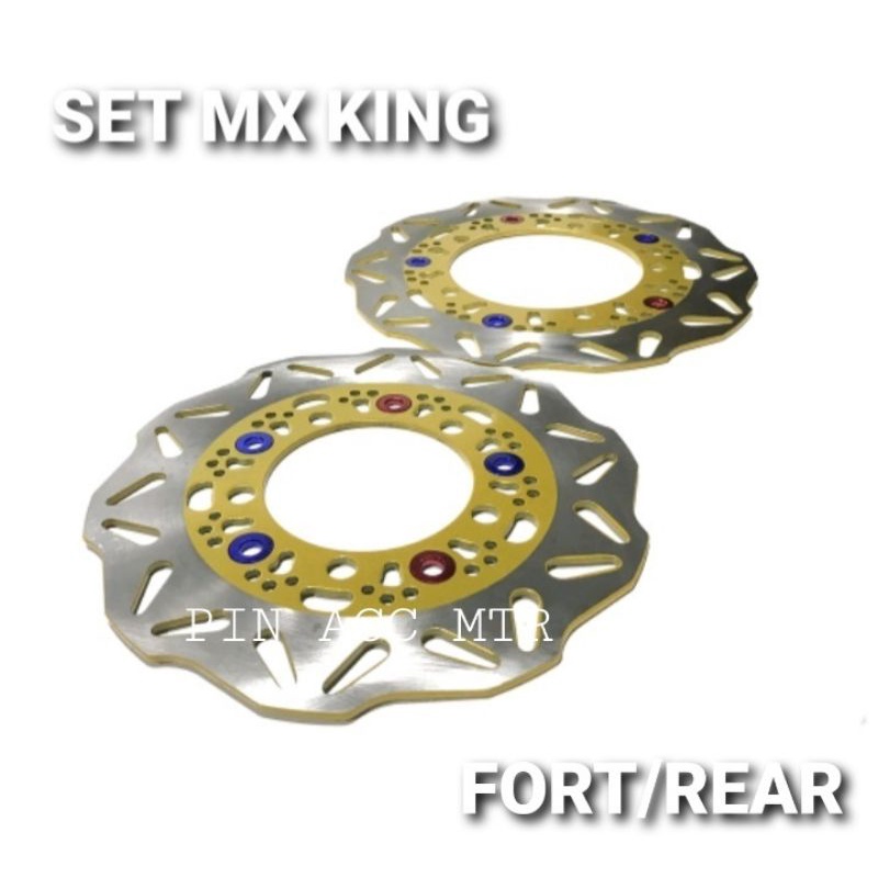 PIRINGAN DISC CAKRAM SET STANDAR PNP MX KING DEPAN/BELAKANG FROUTING