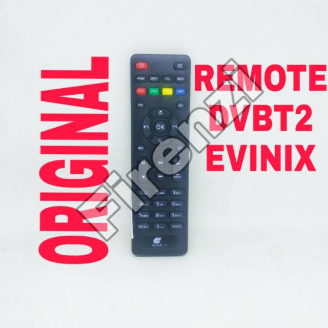 Remote set top box DVB T2 EVINIX