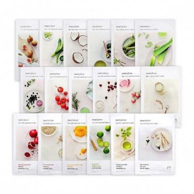 INNISFREE My Real Squeeze Mask Sheet (100 Original) Shopee Indonesia