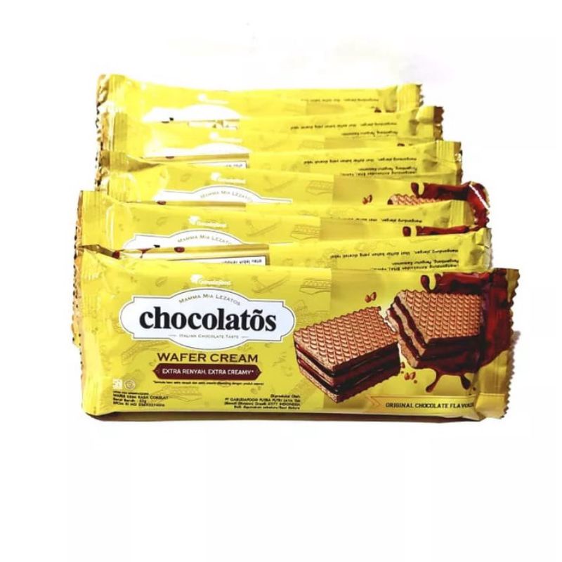 

Chocolatos Wafer Cream Original 22gr (ECER)