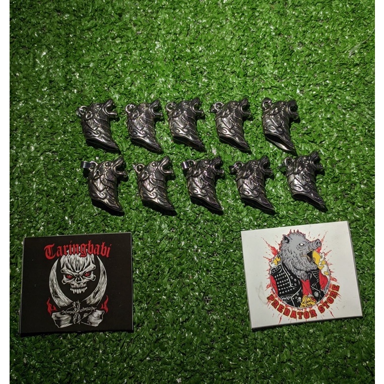 Ring liontin taring-Tarber & Tarcan isi 10