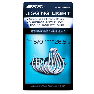 Kail Pancing Hook BKK JIGGING LIGHT 8070 3X NP