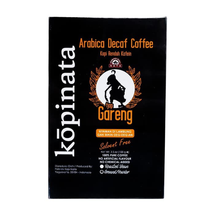 

Kopinata - Kopi Decaf Arabica Tjap Gareng Box - 100gr