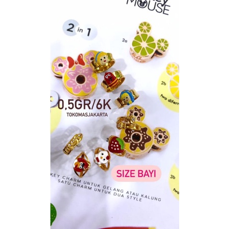 Cincin Anak Karakter 6K ll Size Bayi - Balita