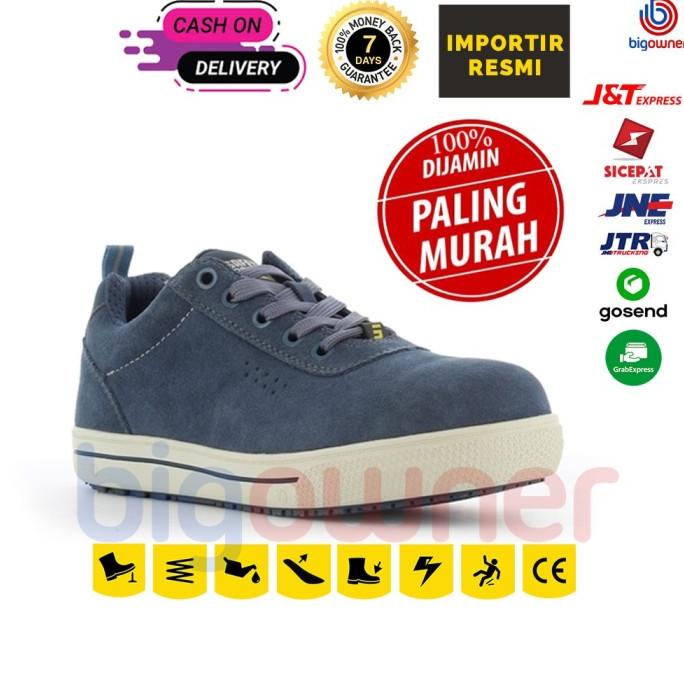 Safety Jogger Obelix Blue Original / Sepatu Proyek Safety Jogger