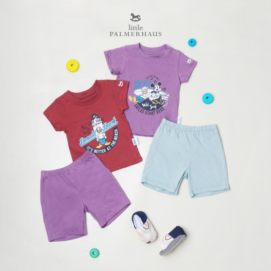 Little Palmerhaus - Mickey Trip Aloha Set / Setelan Bayi &amp; Anak