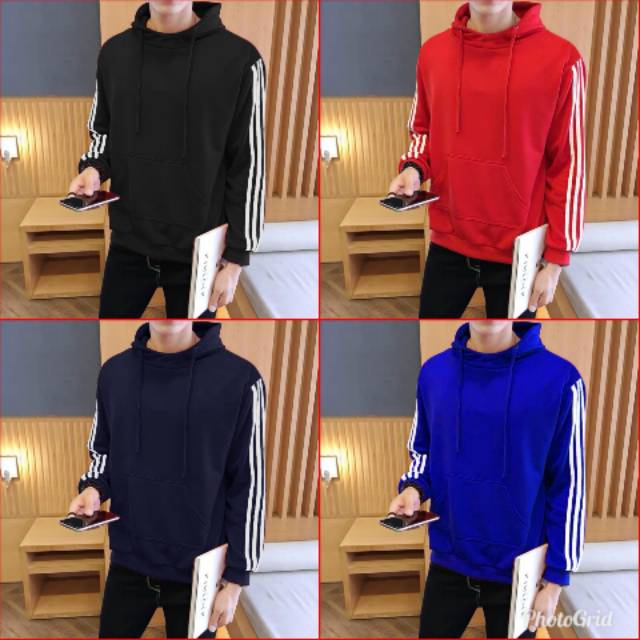 TOTOTAshop.Sweater topi TORINO pria bahan babyterry premium