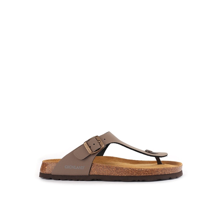 SANDAL JEPIT KULIT GRUNLAND PRIA ORIGINAL CASUAL ASLI COKLAT GRM03