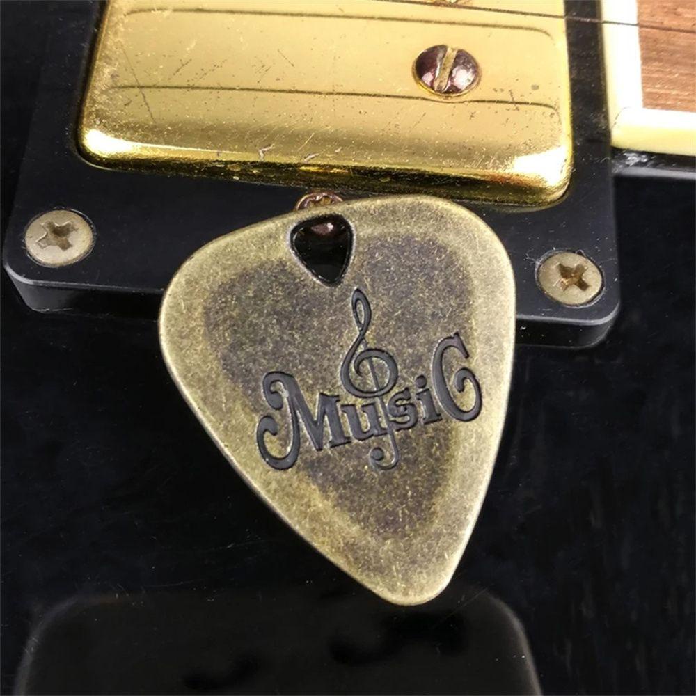 Lanfy Pick Gitar Untuk Wanita Dan Pria Penjualan Panas Paduan Seng Alat Musik Instrumen Stringed Sports Entertainment Plectrum