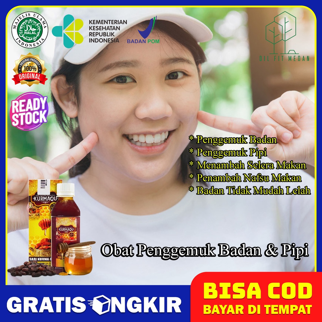 Obat Herbal Penggemuk Pipi Alami - Pipi Tembem - Pipi Cabi Chubby  - Penggemuk Badan - Menambah Sele