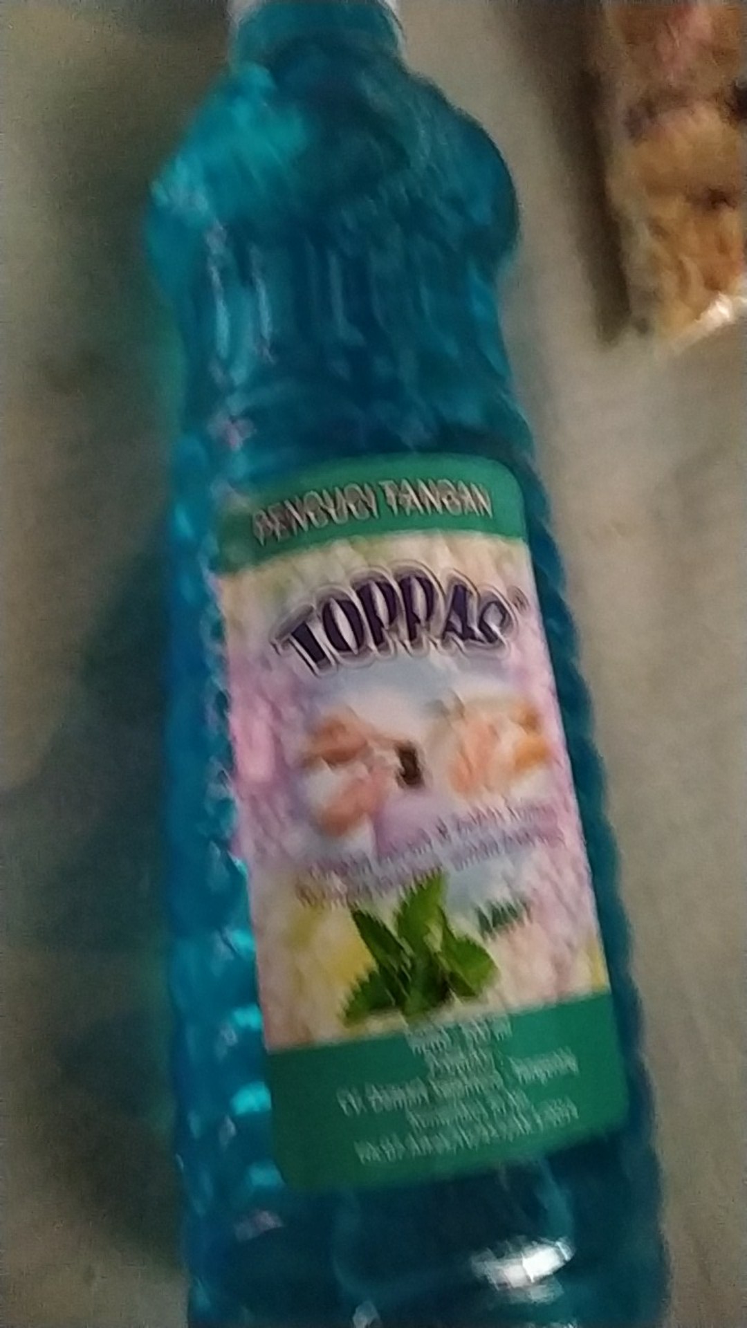 Sabun Cuci Tangan 500ml Merk Toppas Varian Mint