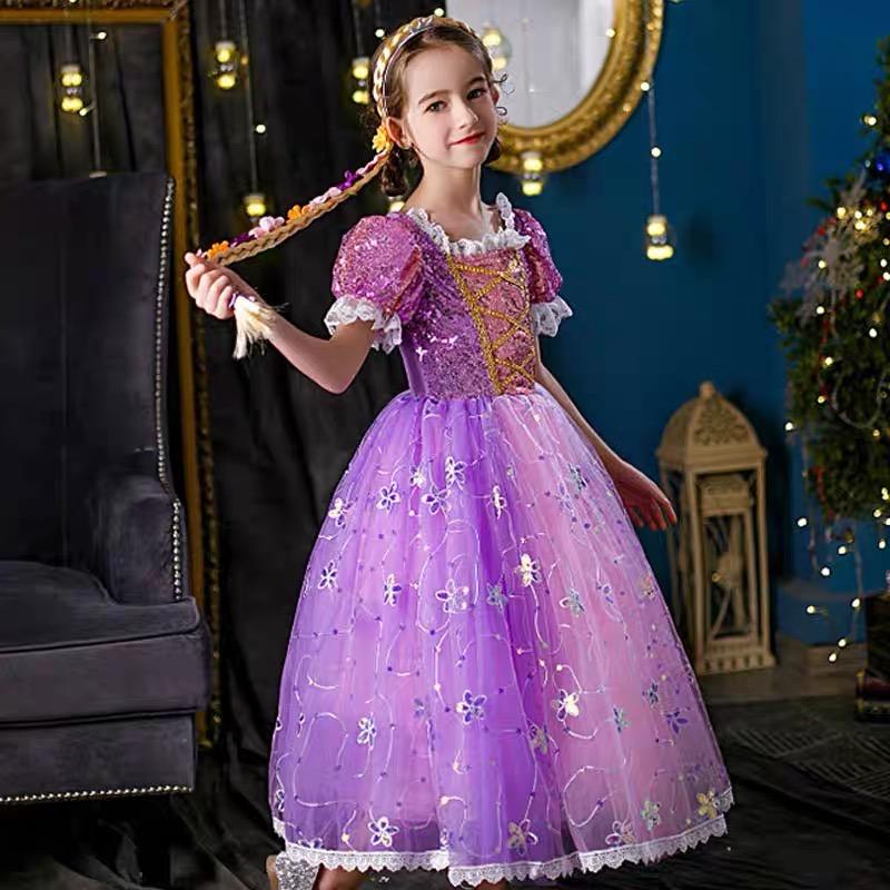 Kostum Dress Princess Baju Pesta Ulang Tahun Princess Anak Fashionable Terbaru