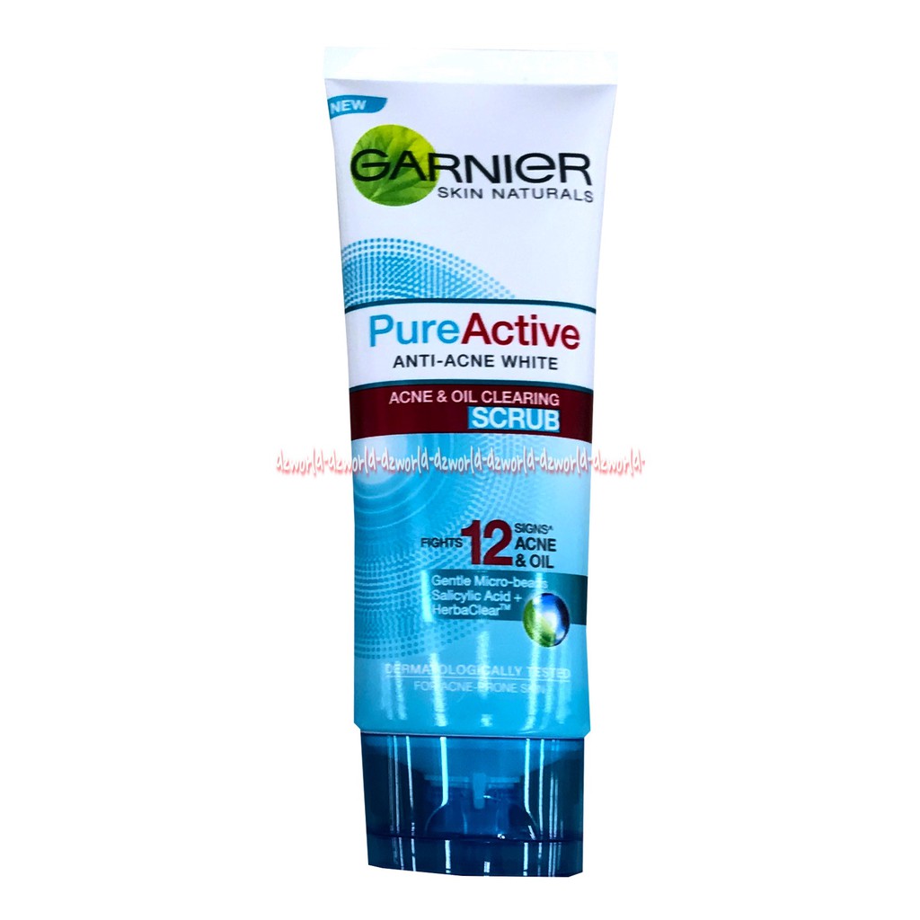 Garnier Pure Active Acne &amp; Oil Clearing Scrub Sabun Muka Khusus Remaja Untuk Mengatasi Jerawat