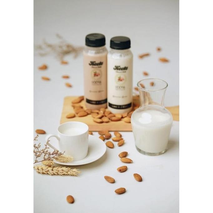 

BISA COD Keetz Almond Milk Coklat / Susu Almond Homemade 250ML - Cokelat