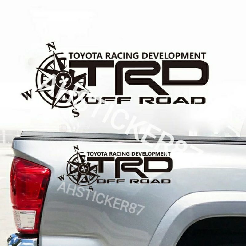 Jual CUTTING STIKER TRD 4X4 OFF ROAD STIKER BODY TOYOTA STIKER TOYOTA ...