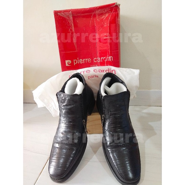 Sepatu Pria Pierre Cardin Boots Kulit Ori Preloved/Bekas