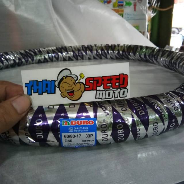 Ban duro 60/80-17 tupetype