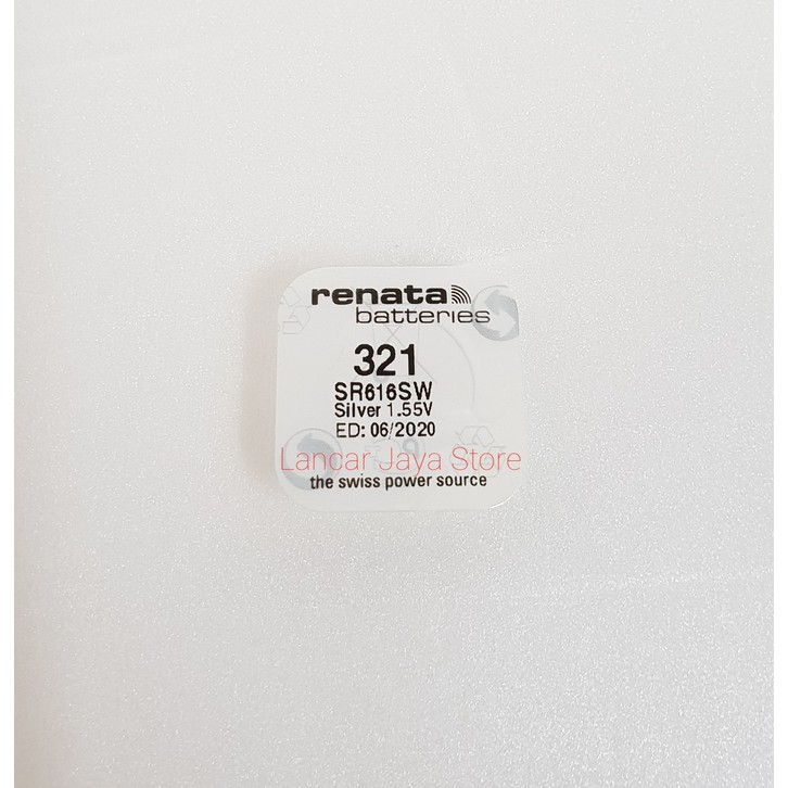 Baterai Renata 321 SR616SW - Original