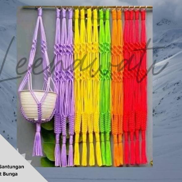 BIG SALE Tali pot gantung / gantungan pot /hiasan dinding/tali macrame /tali kur