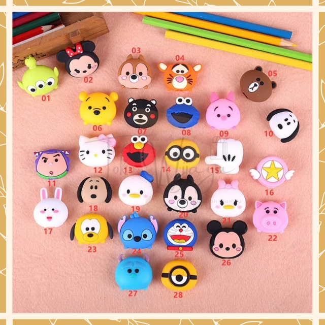 Pelindung Kabel | Cable Bite Protector Tsum Tsum