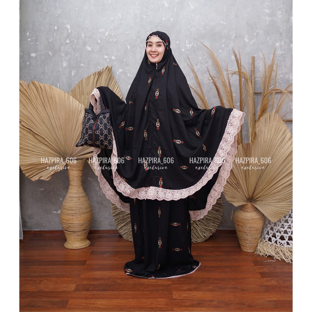 MUKENA DEWASA RAYON BORDIR GHALIYA JUMBO