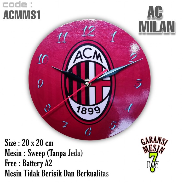 Jam Dinding AC Milan 1899 SWEPP Team Club Klub Sepak bola AC Milan