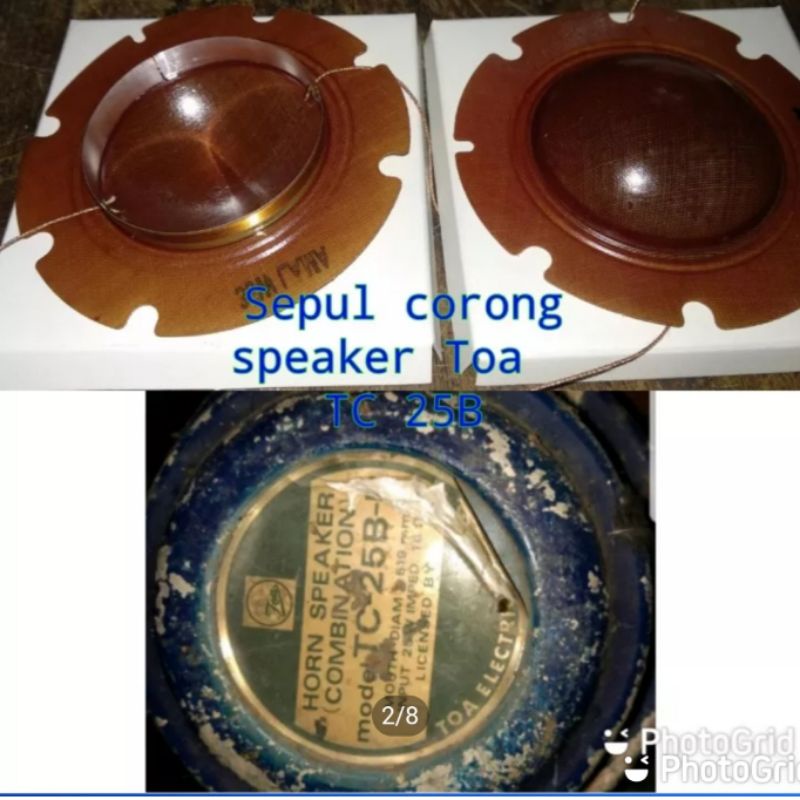 sepul sepull spul Lilitan penganti sparepart penganti corong speaker Toa TC 25B corong speaker lama