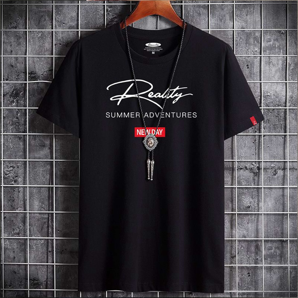 BS TERLARIS BAJU KAOS  REALITY TANGAN PENDEK PRIA DAN WANITA GOOD QUALITY