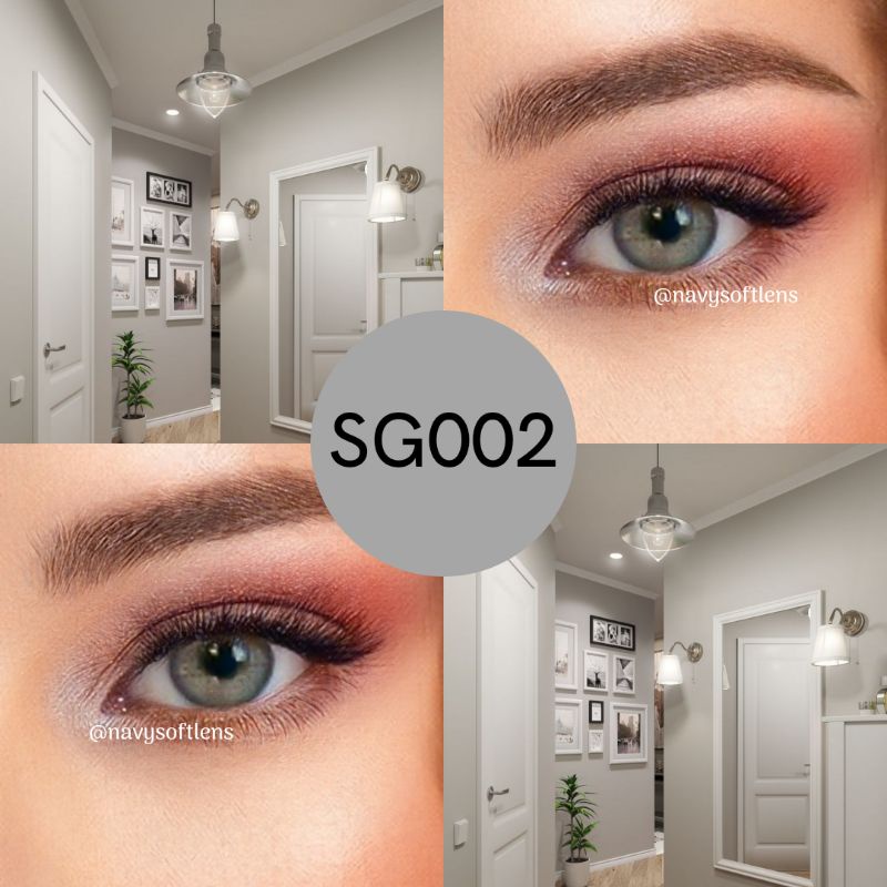 SG002|Softlens Grey No Ring/Softlens abu abu/Softlens Free air 60ml