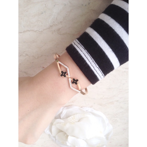 Gelang LV van cleef premium titanium