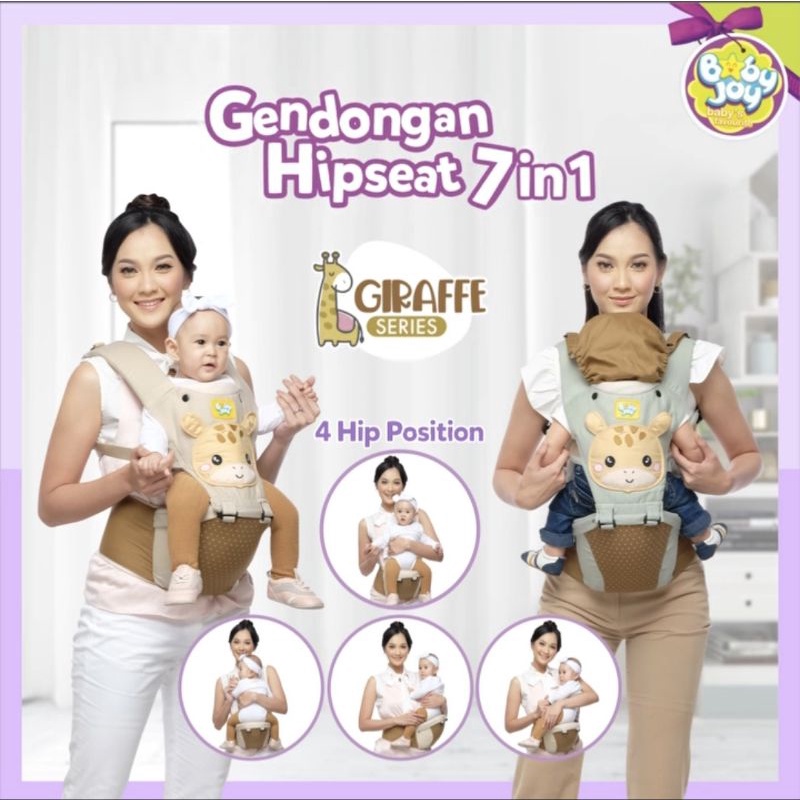 Harga Baby Joy Gendongan Bayi Model Hipseat 7 in 1 Giraffe Series - BJG
3047
