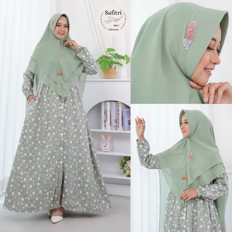 Syar'i Shakila Jilbab Ceruty Babydol Dua layer by ORI SAFITRI