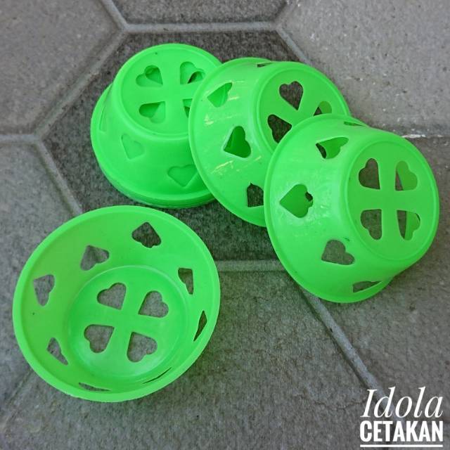 Cetakan bolu kukus plastik besar pendek cetakan roti kukus