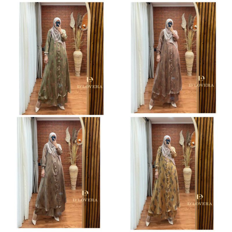 RANTING SET By D'LOVERA DLOVERA D LOVERA free masker Original Setcel Oneset Tunik+Kulot Best Seller
