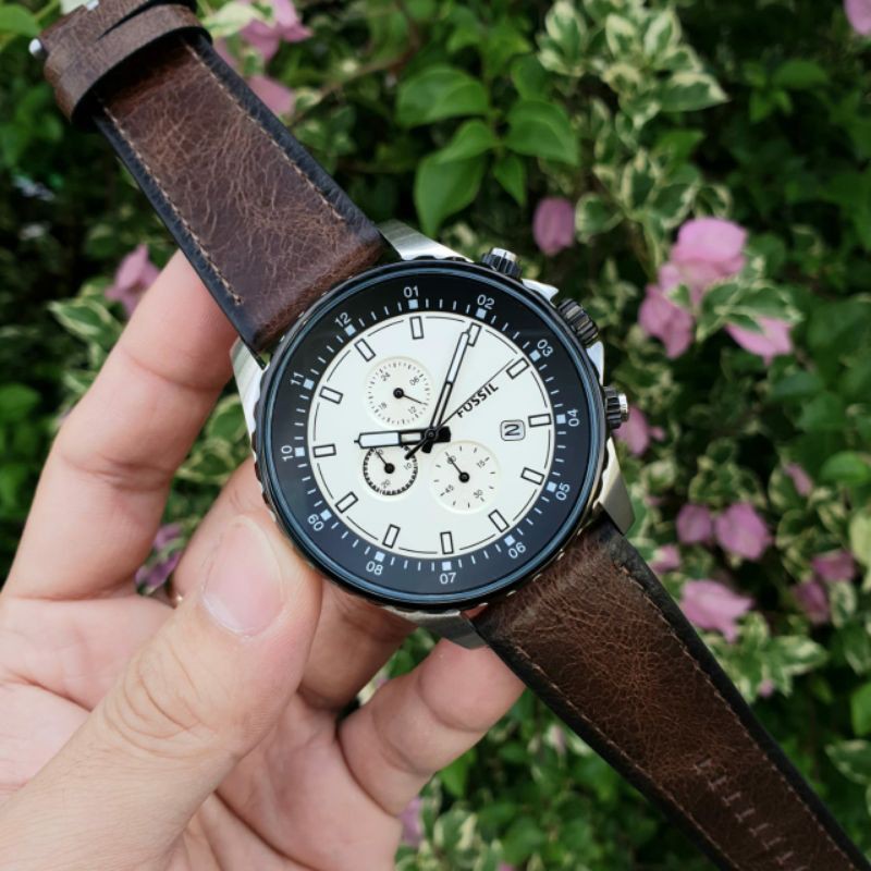 Jam Tangan Fossil Super strap leather